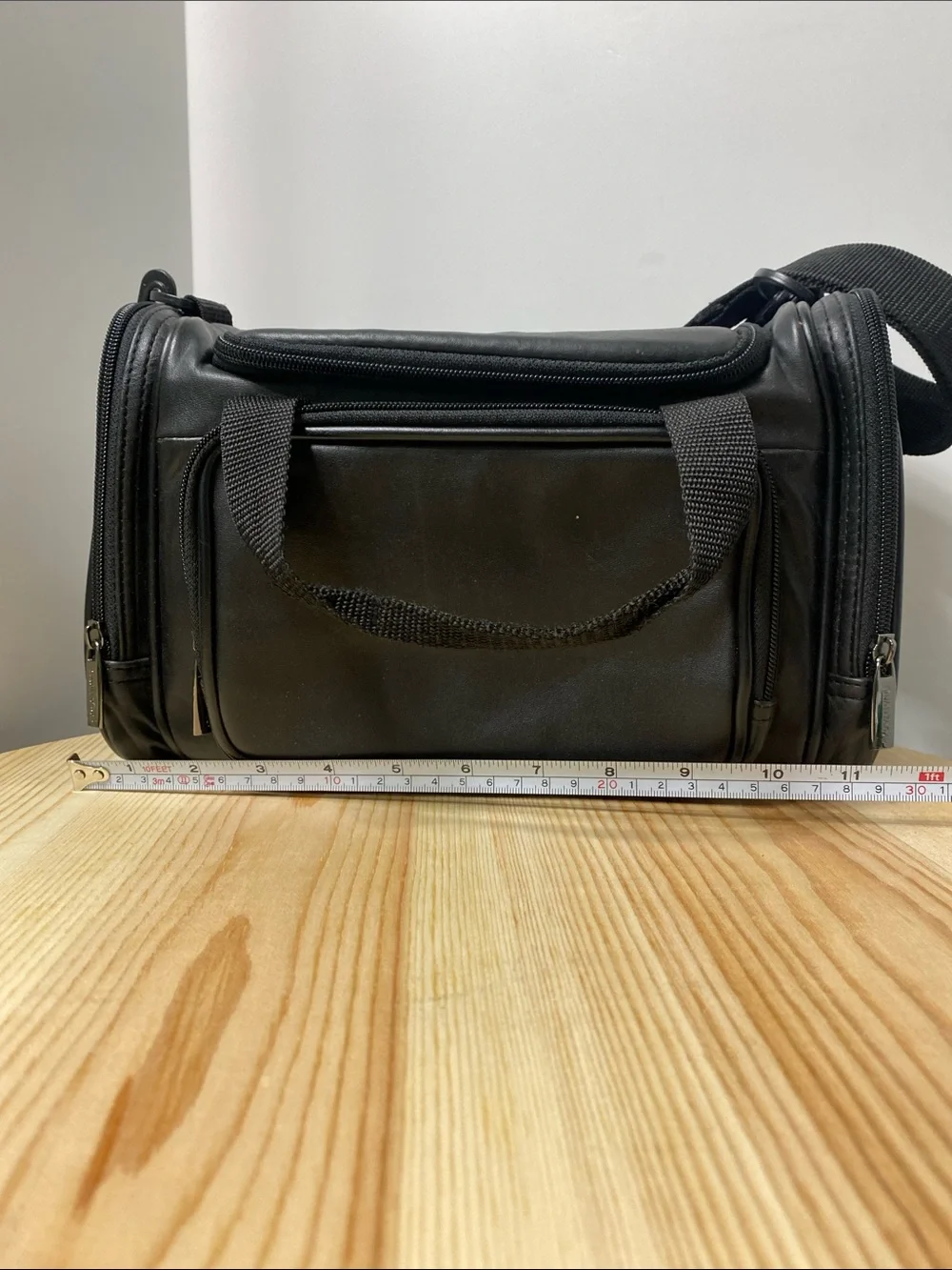 Quantaray Black Canvas Camera Camcorder Carry Shoulder Bag Large 12 X 7.5 X 6